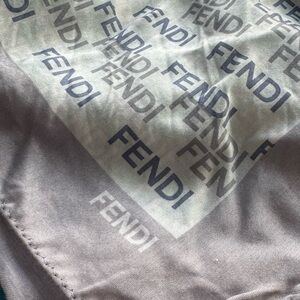 Fendi Gray / blue Scarf